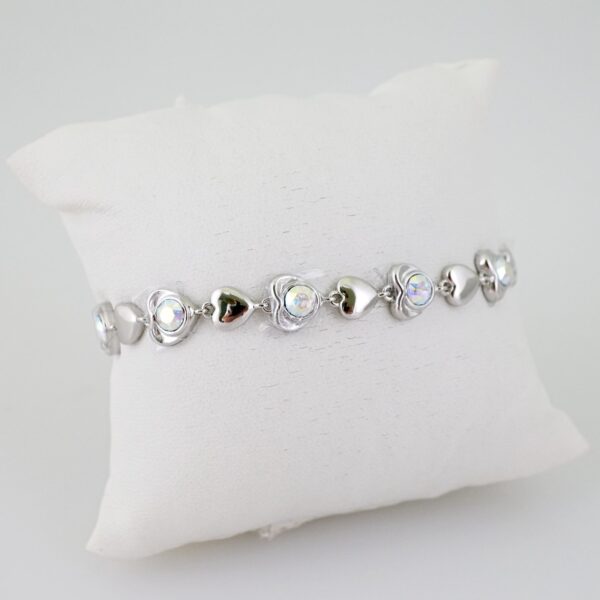 B1520 Bracelet - Pulseras - Zircon Stone - Silver Color