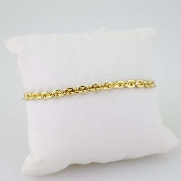 B1523 Bracelet - Pulseras - Plain - 14K Real Color