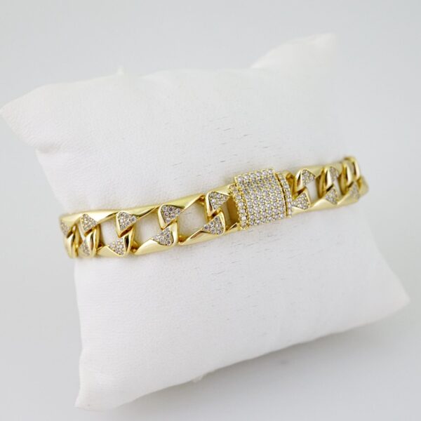 B1529 Bracelet - Pulseras - Zircon Stone - 14K Real Color