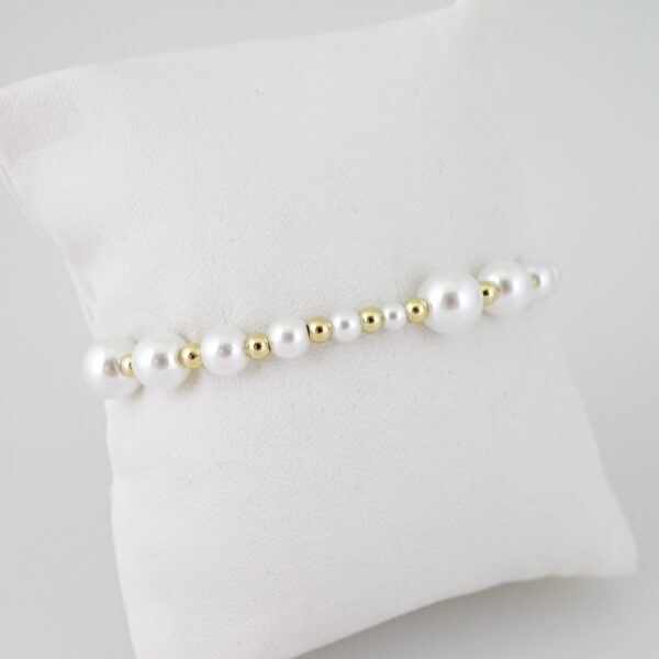 B1532 Bracelet - Pulseras - Pearl - 14K Real Color