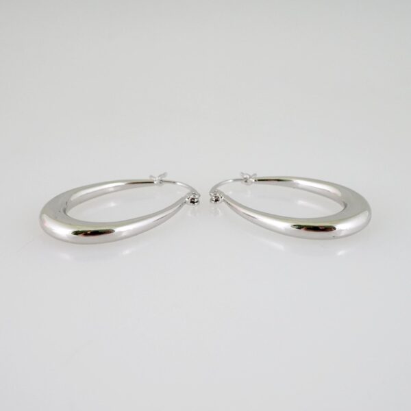 E2493 Earrings - Aretes - Zircon Stone - Silver Color