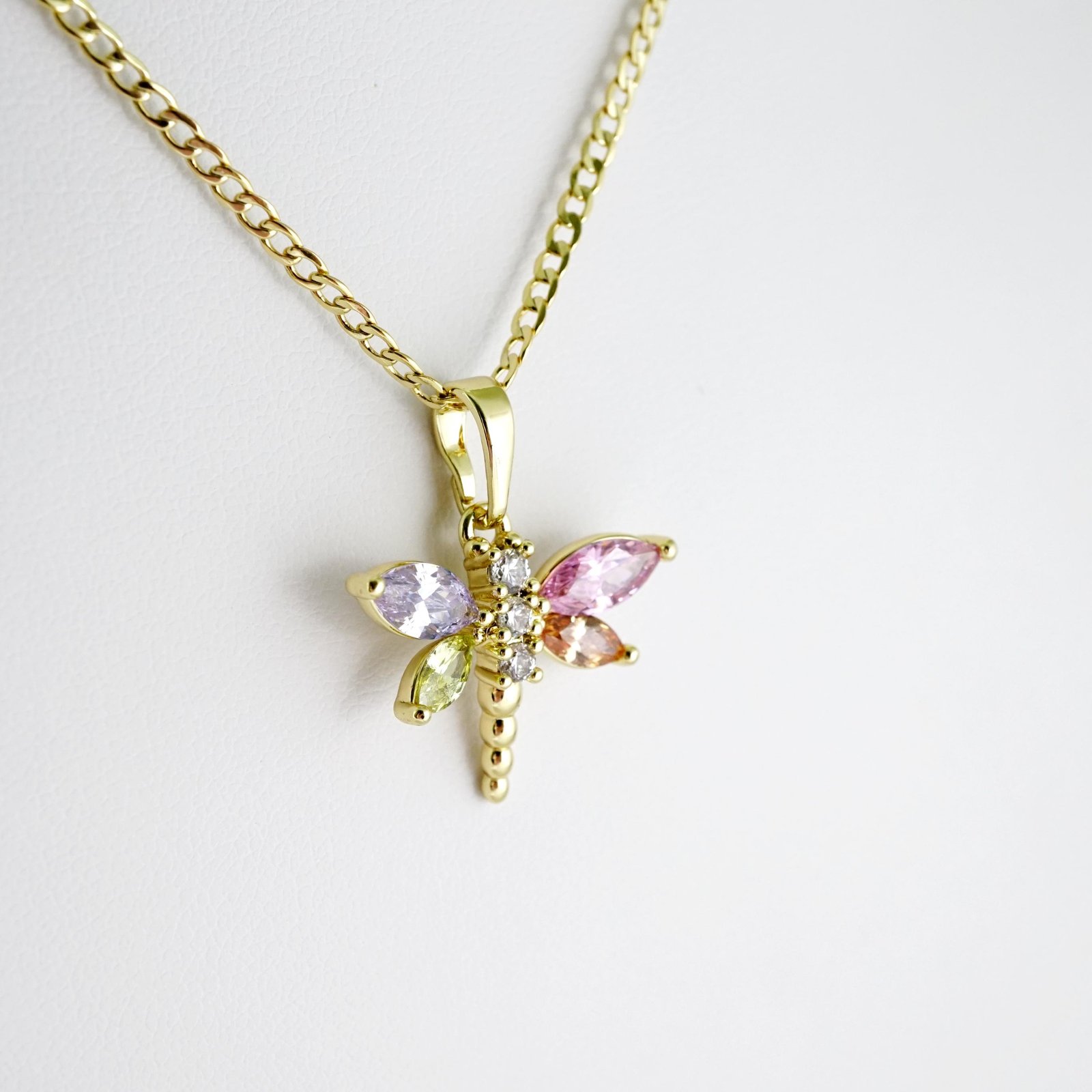 SET1740 Cadenas & Colgantes - Chain - Pendants - Zircon Stone - 14K Real Color - 2mmX50cm - Image 2