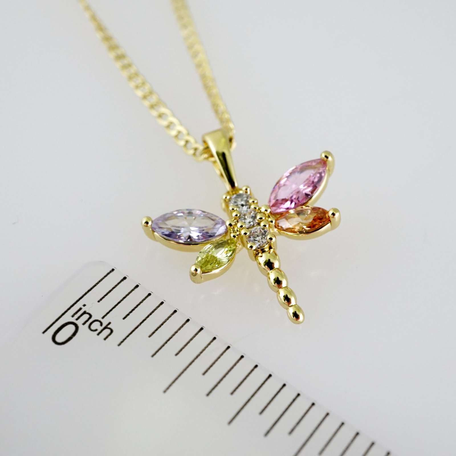 SET1740 Cadenas & Colgantes - Chain - Pendants - Zircon Stone - 14K Real Color - 2mmX50cm - Image 3