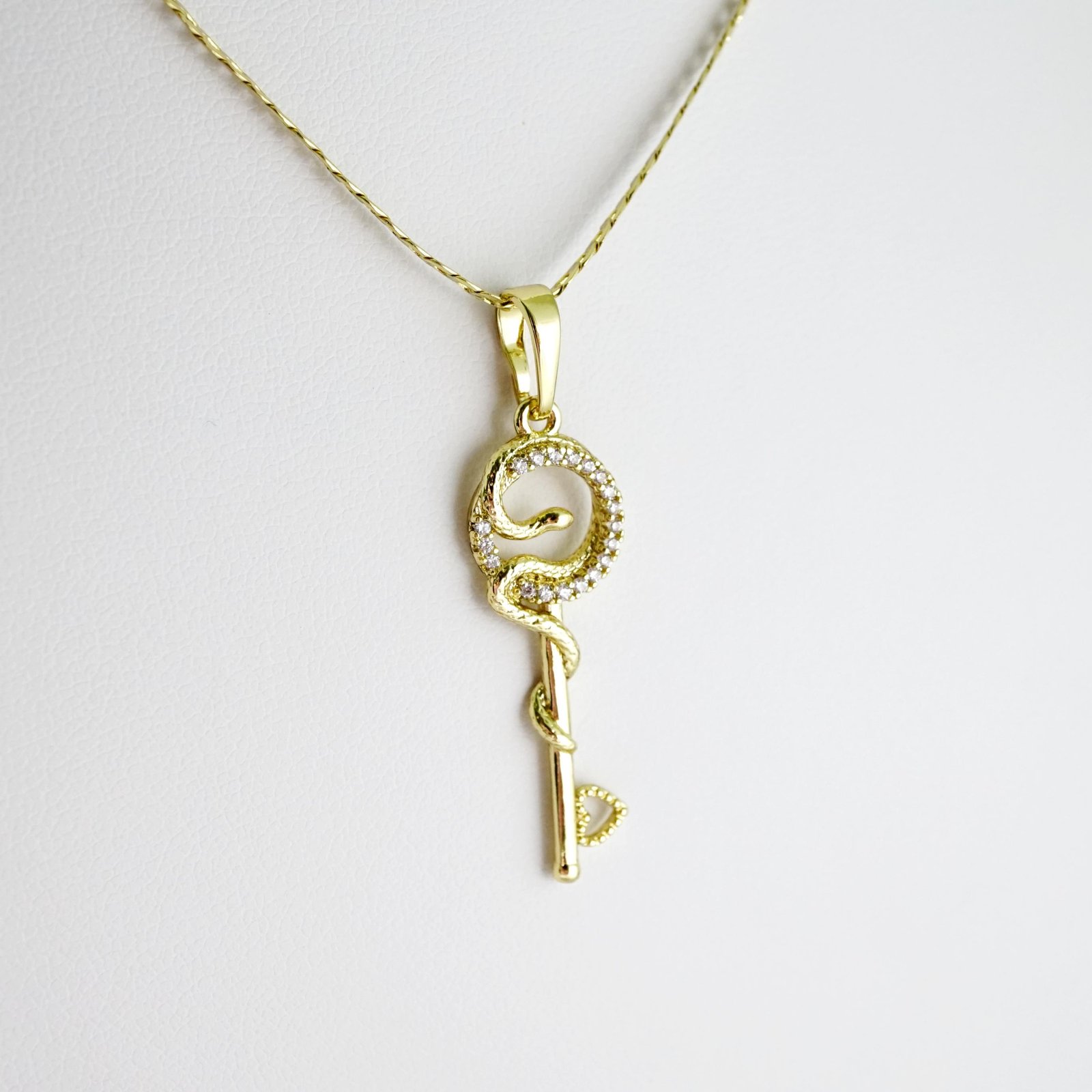 SET1743 Cadenas & Colgantes - Chain - Pendants - Zircon Stone - 14K Real Color - 2mmX50cm - Image 2