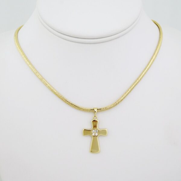 SET1559 Cadenas & Colgantes - Chain - Pendants -  14K Real Color - Zircon Stone - 3mmX50cm