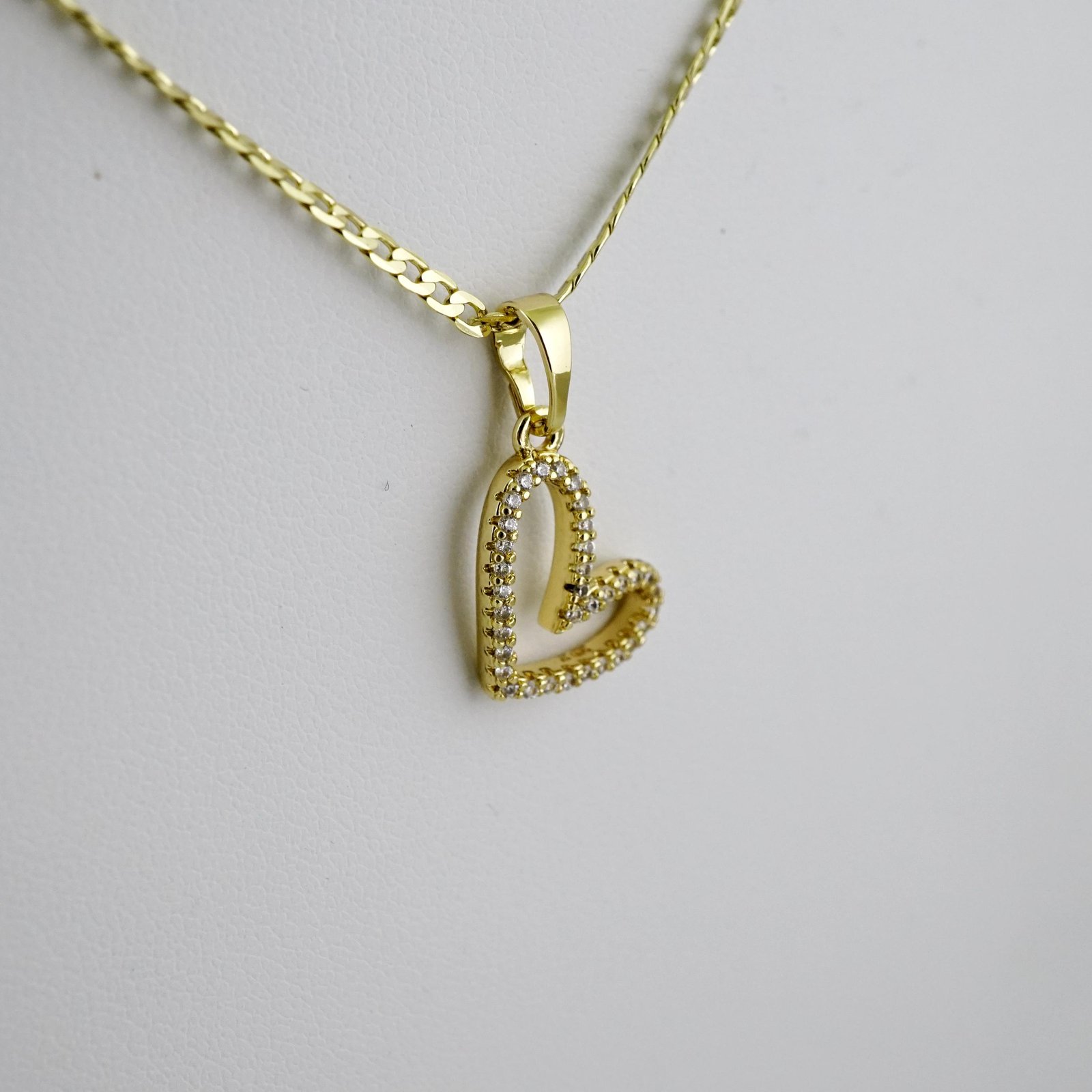 SET1749 Cadenas - Colgante - Chain W - Pendants - 14K Real Color - Zircon Stone - 2mmX45cm - Image 2