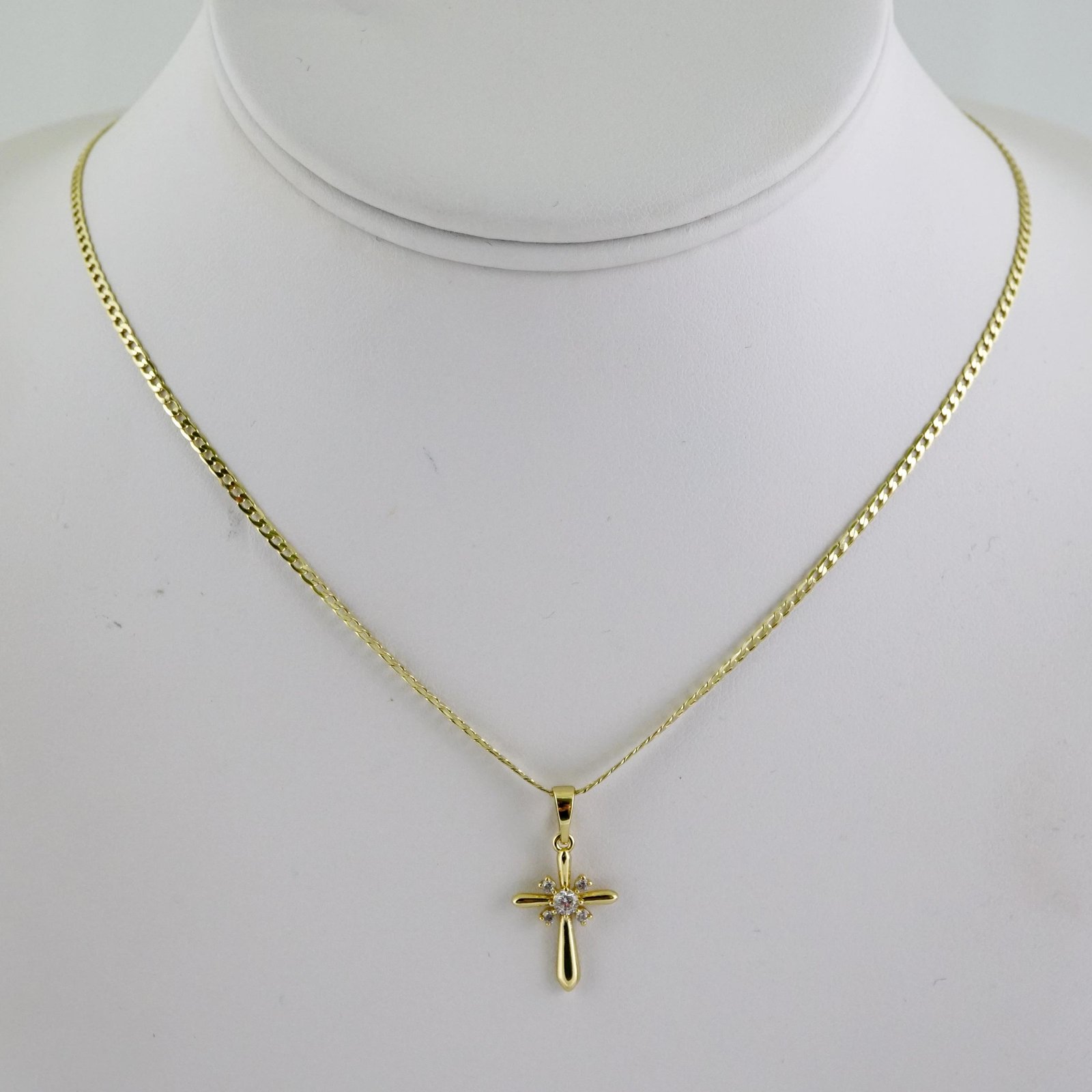 SET1751 Cadenas - Colgante - Chain W - Pendants - 14K Real Color - Zircon Stone - 2mmX50cm