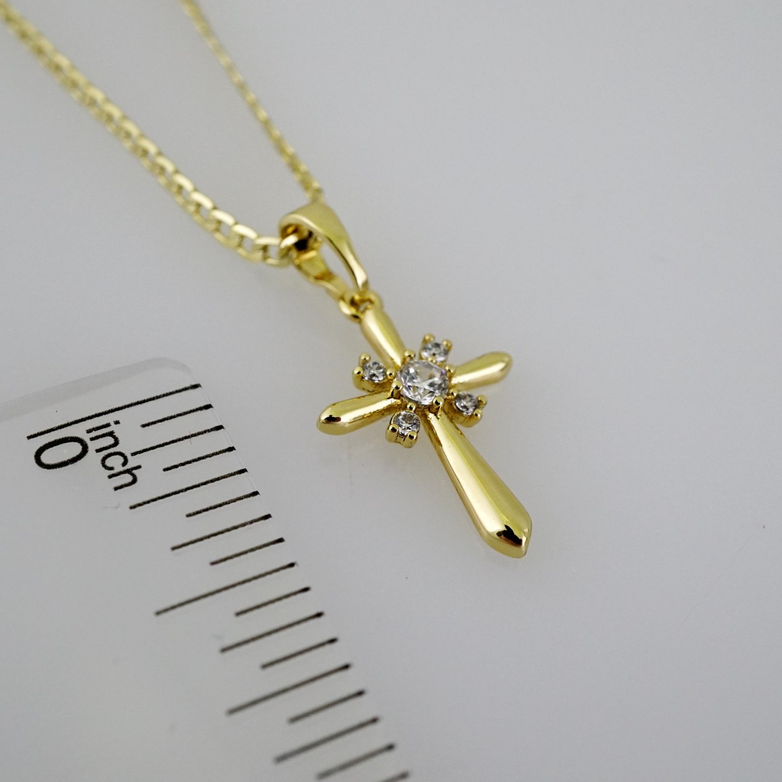 SET1751 Cadenas - Colgante - Chain W - Pendants - 14K Real Color - Zircon Stone - 2mmX50cm - Image 3