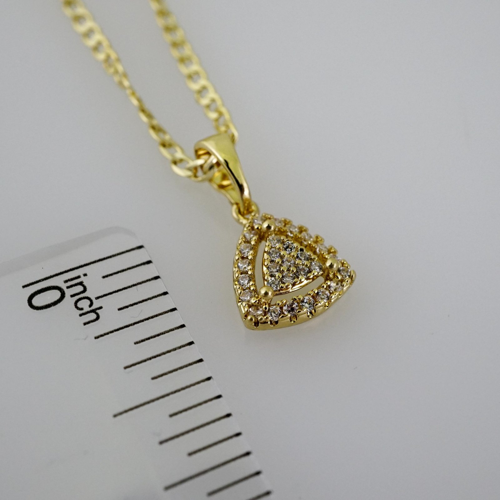 SET1753 Cadenas - Colgante - Chain W - Pendants - 14K Real Color - Zircon Stone - 2mmX45cm - Image 3