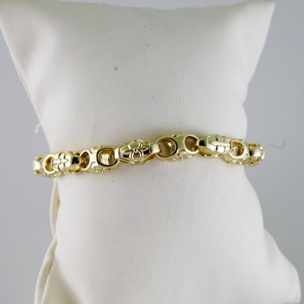 B1448 Bracelet - Pulseras - Plain - 14K Real Color