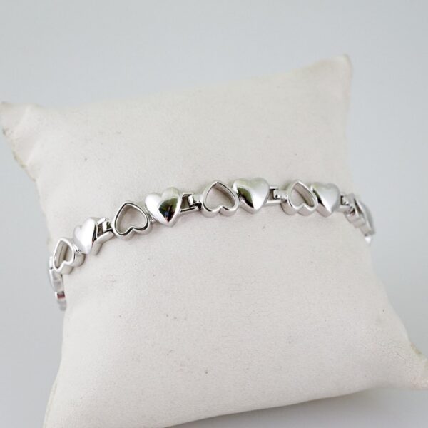 B1653 Bracelet - Pulseras - Zircon Stone - Silver Color