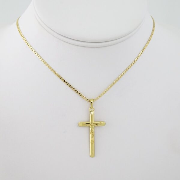 SET1587 Cadenas & Colgantes - Chain - Pendants - Plain - 14K Real Color - 2mmX50cm