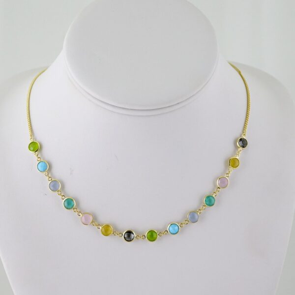 SET1767 Cadenas & Colgantes - Chain - Pendants -  14K Real Color - Zircon Stone