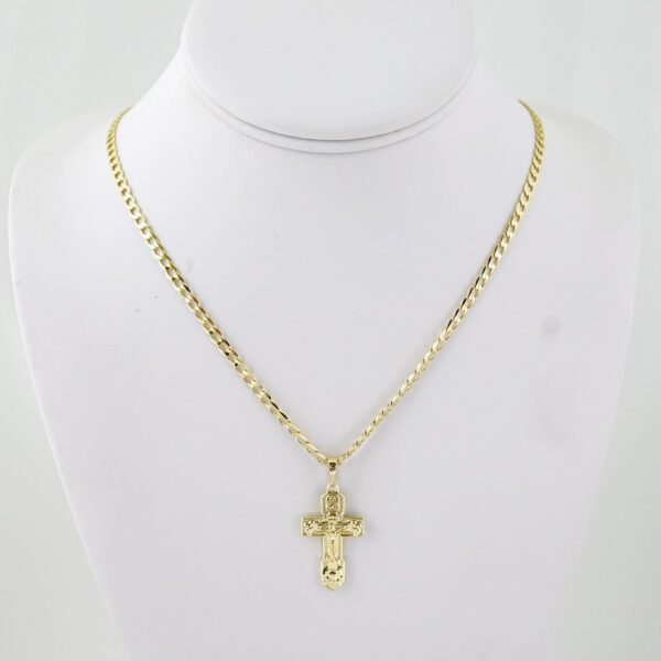 SET1774 Cadenas & Colgantes - Chain - Pendants -  14K Real Color -  Zircon Stone 3mmX60cm