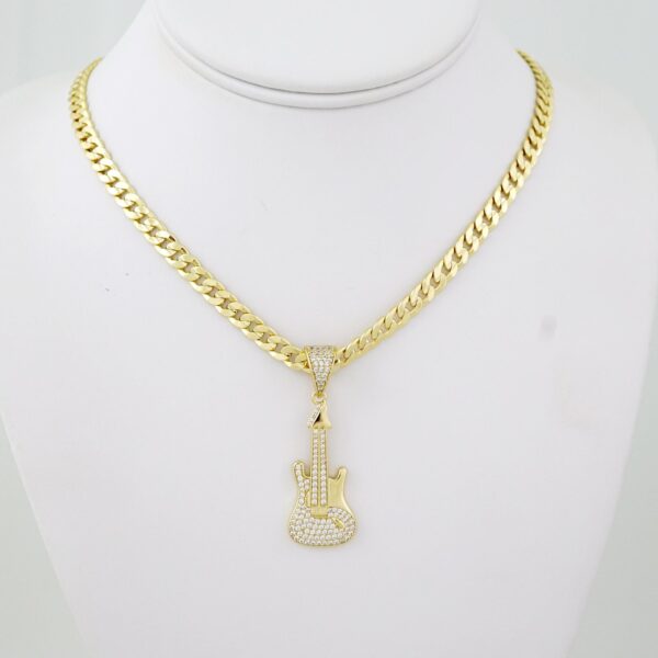 SET1776 Cadenas & Colgantes - Chain - Pendants -  14K Real Color -  Zircon Stone 6mmX60cm