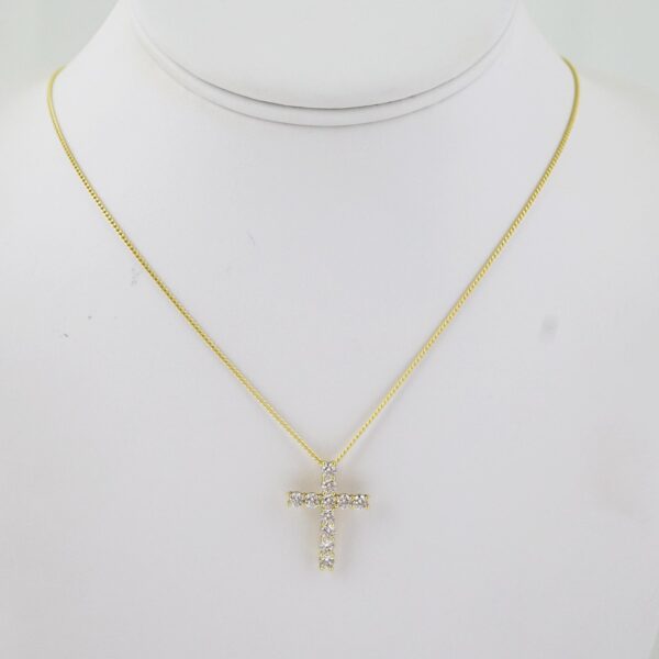 SET1778 Cadenas & Colgantes - Chain - Pendants -  14K Real Color -  Zircon Stone 2mmX60cm
