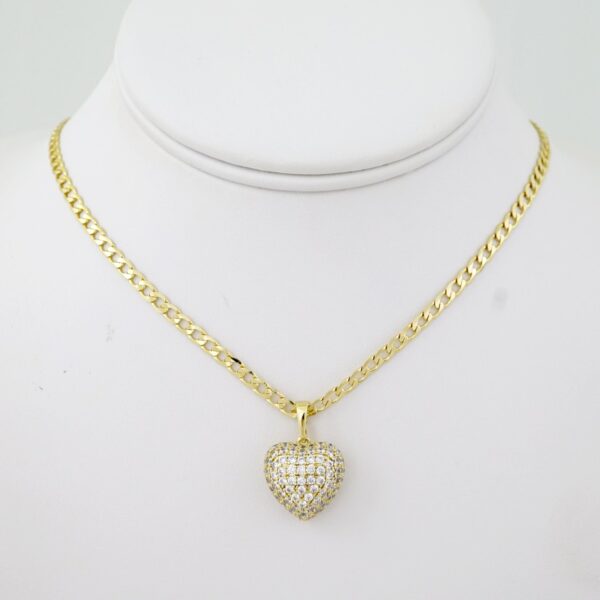 SET1781 Cadenas & Colgantes - Chain - Pendants -  14K Real Color -Plain  3mmX45cm