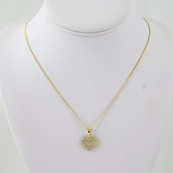 SET1788 Cadenas & Colgantes - Chain - Pendants -  14K Real Color -  Zircon Stone 2mmX60cm
