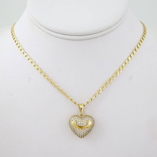 SET1793 Cadenas & Colgantes - Chain - Pendants -  14K Real Color - Zircon Stone 3mmX45cm