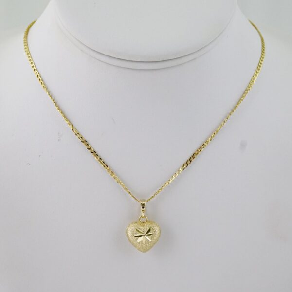 SET1797 Cadenas & Colgantes - Chain - Pendants - Zircon Stone - 14K Real Color - 2mmX45cm