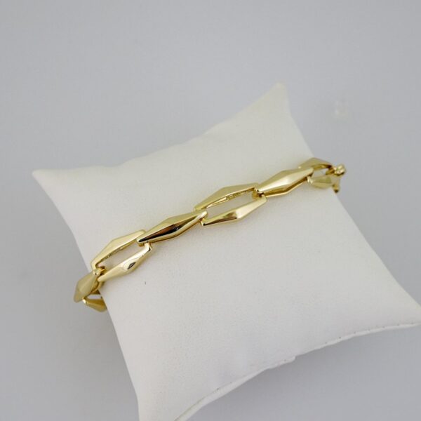 B1666 Bracelet - Pulseras - Plain - 14K Real Color