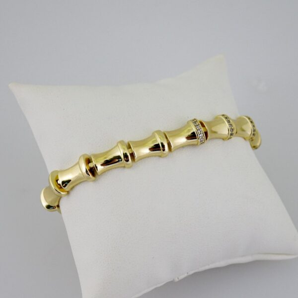 B1669 Bracelet - Pulseras - Zircon Stone - 14K Real Color