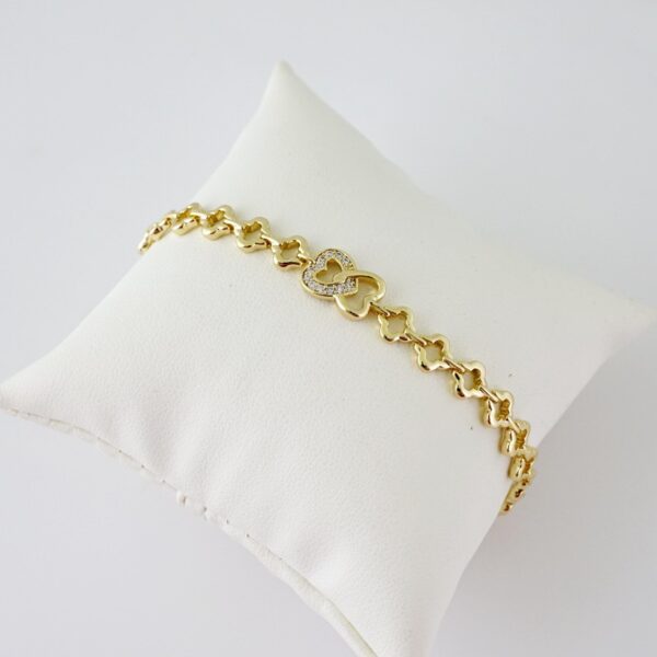 B1698 Bracelet - Pulseras - Zircon Stone - 14K Real Color