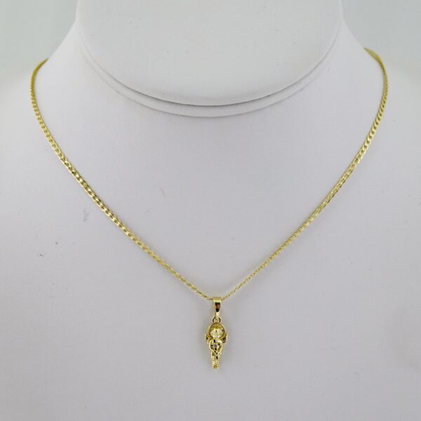 SET1813 Cadenas & Colgantes - Chain - Pendants - Zircon Stone - 14K Real Color - 2mmX50cm