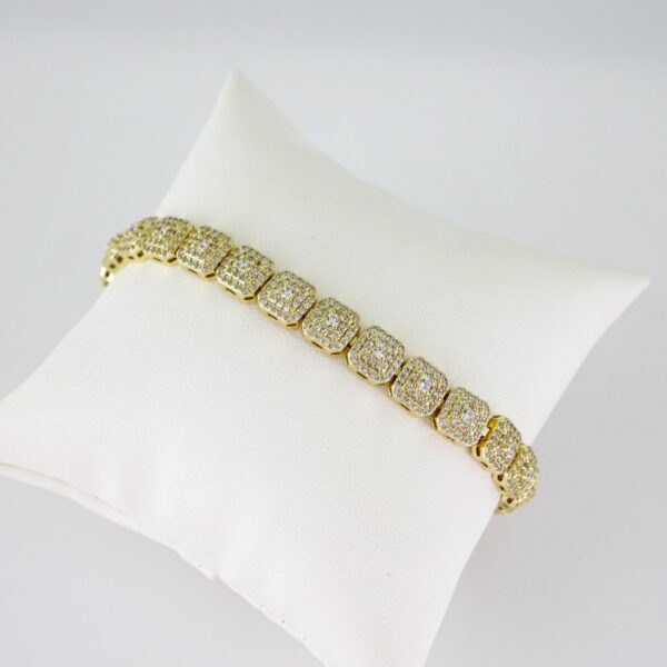 B1742 Bracelet - Pulseras - Zircon Stone - 14K Real Color