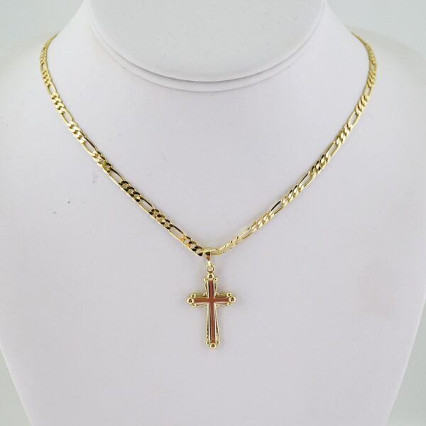 SET1817 Cadenas & Colgantes - Chain - Pendants - Zircon Stone - 14K Real Color - 3mmX50cm
