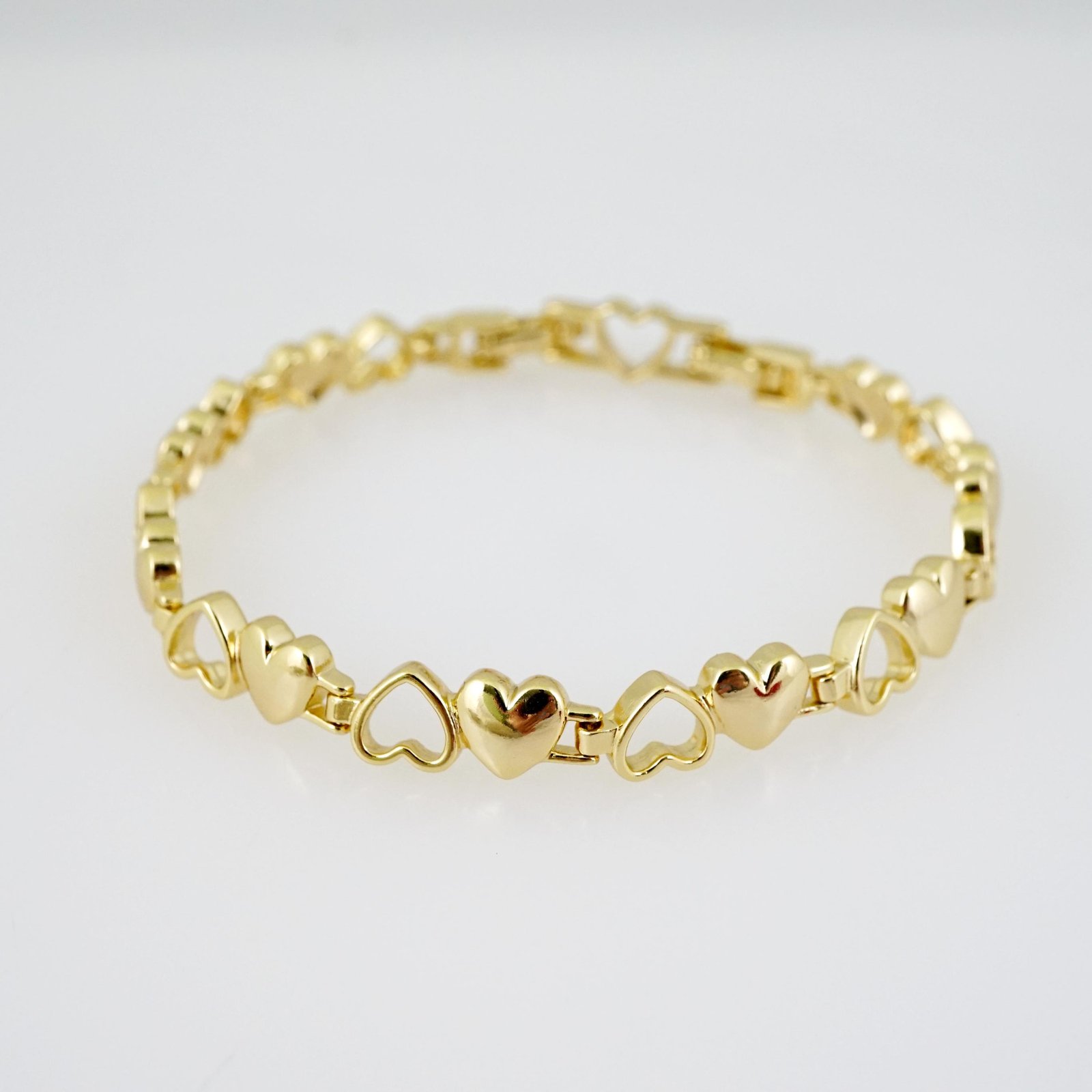 B1717 Bracelet - Pulseras - Plain - 14K Real Color - Image 2