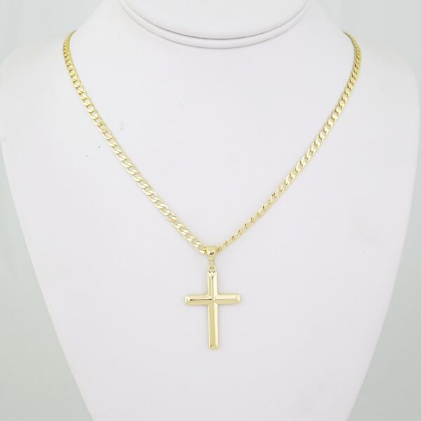 SET1821 Cadenas & Colgantes - Chain - Pendants -Plain - 14K Real Color - 3mmX60cm
