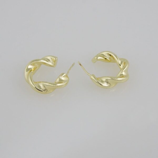 Earrings Woman/ Aretes Dama/  14K Real Color// E0072