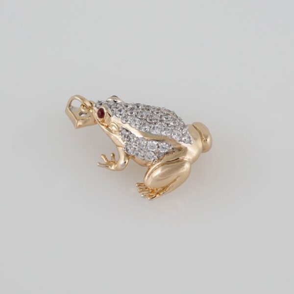 Pendants / Colgantes/  Zircon Stone/  18K Real Color/ Pen0012