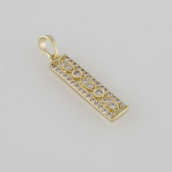 Pendants /Colgante/ 14K Real Color/ Zircon Stone/ P0017-1