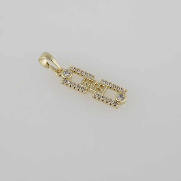 Pendants / Colgantes//  14K Real Color//  Zircon Stone///PEN43