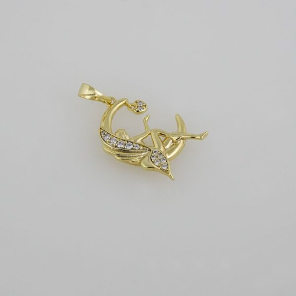 Pendants / Colgantes///  14K Real Color///  Zircon Stone///PEN55