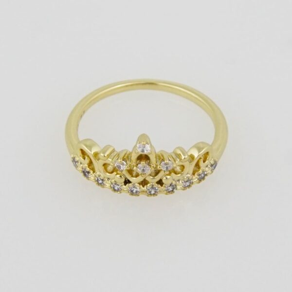 Woman Ring/ Anillos Damas/  14K Real Color/ Zircon Stone// R012