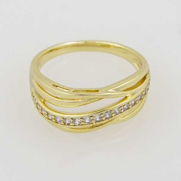 Woman Ring/ Anillos Damas/  14K Real Color/  Zircon Stone/  ////FREE SHIPPING OVER $50.00 DOLLAR PURCHASE////R017