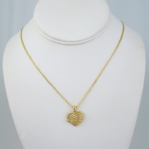 Cadenas & Colgantes/ Chain/Pendants /  14K Real Color/  Zircon Stone/  2mmx45cm// SET1041