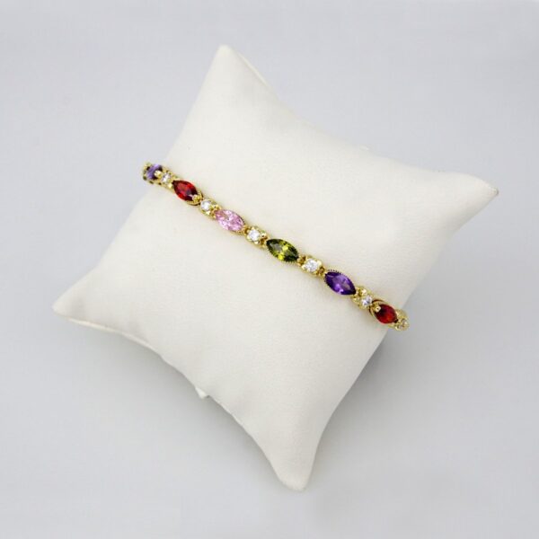 Bracelets Woman/ Pulseras Dama/Zircon Stone/14K Real Color//B0127