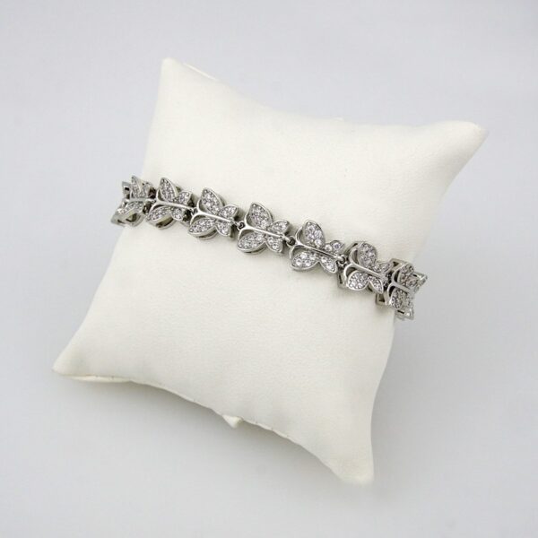 Bracelets Woman/ Pulseras Dama/ Zircon Stone/ Silver Color//B0130