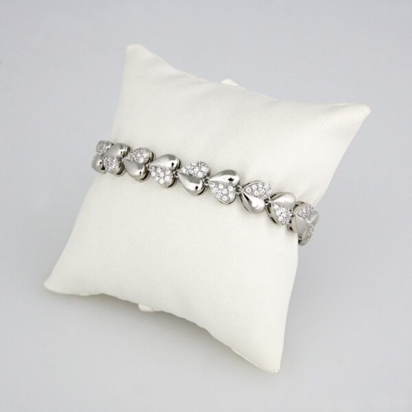 Bracelets Woman/ Pulseras Dama/ Zircon Stone/Silver Color// B0162
