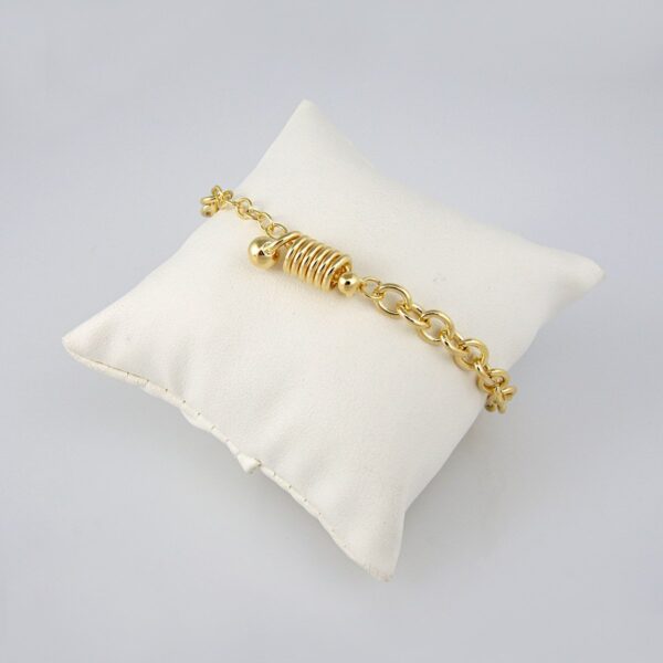 Bracelets Woman/ Pulseras mujer/ Plain/ 14K Real Color// B0191