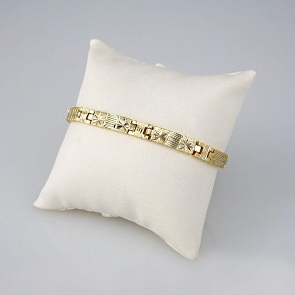 Bracelets Woman/ Pulseras mujer/  Plain/  14K Real Color// B0192