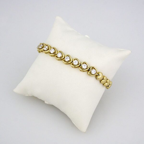 Bracelets Woman/ Pulseras Dama/ 14K Real Color/ Zircon Stone/  FREE SHIPPING OVER $50.00 DOLLAR PURCHASE///B0099