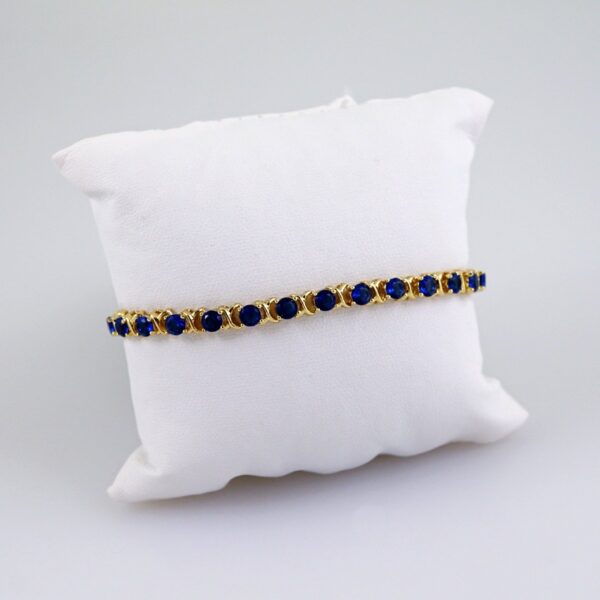 Women Bracelets/ Pulseras Dama/  Zircon Stone/  14K Real Color// B1002