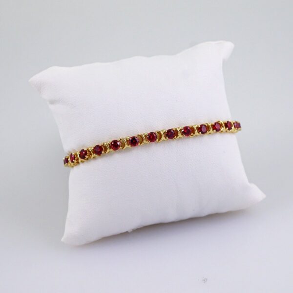 Women Bracelets/ Pulseras Dama/  Zircon Stone/  14K Real Color// B1011