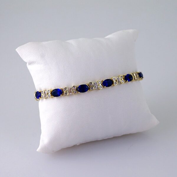 Women Bracelets/ Pulseras Dama/  Zircon Stone/  14K Real Color// B1032