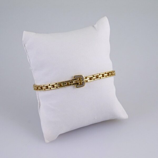 Women Bracelets/ Pulseras Dama/  Zircon Stone/  14K Real Color// B1037